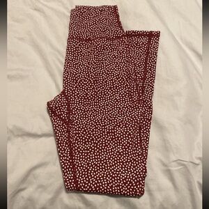 Buffbunny vineyard red bossy print legacy legging